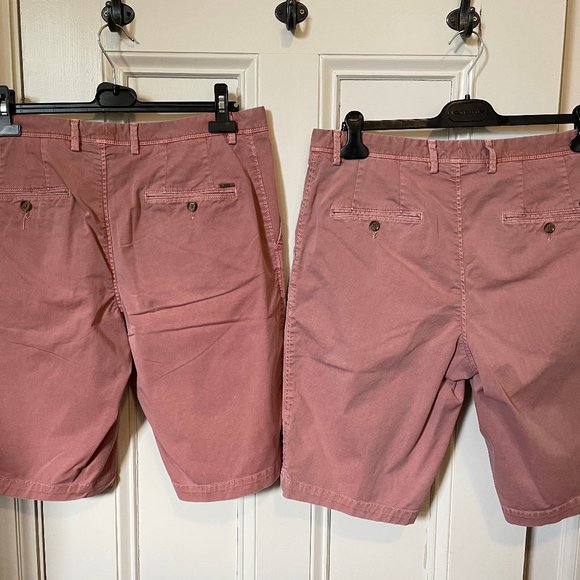 Hugo Boss Men's 'Rigan-Short' Salmon Pink Shorts, Size 34R x 2 - Picture 2 of 15